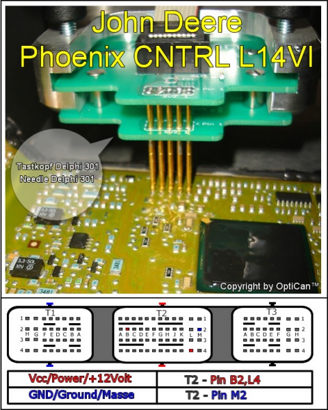 John Deere CNTRL L14 (John Deere) pinout diagram 1